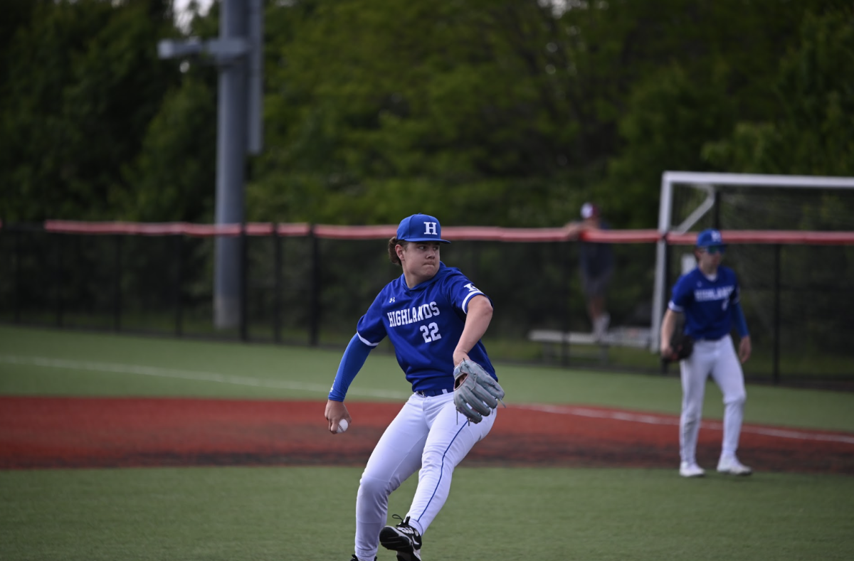 Jaxon Roderick (10) throws the ball in for a strike. 
